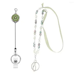 Colares de pingentes de pingente de vidro verde vidro contilhão retrátil bolo de fita cordão para mulheres colar jóias de luxo no pescoço