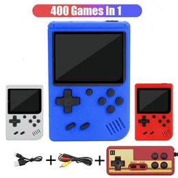 Mini Handheld Game Console Retro Nostalgic Host 400 in 1 With Gamepad Portable TV Video Game Box 8 Bit Colorful LCD Screen Supports Two Games Players AV Output