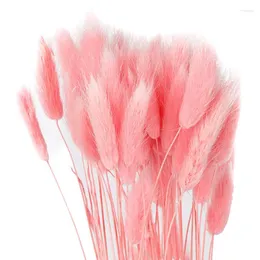 Dekorative Blumen getrocknete Blumenstrau￟ k￼nstlicher Lagurus ovatus Dekoration f￼r Zuhause El Hochzeit M56