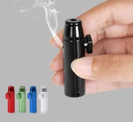 Rauchpfeifen Metall-Nasenpfeife, personalisierte kleine Pfeife, abnehmbare Zigarettenspitze aus Aluminiumlegierung mit Rundspitze