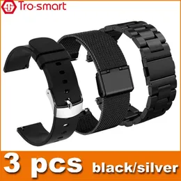 Guarda bande 20mm 22mm Smart Watch Smarp Smartwatch Band Universal Watchband per Samsung Huawei Amazfit Xiaomi More altri marchi 3pcs/LOT T221213