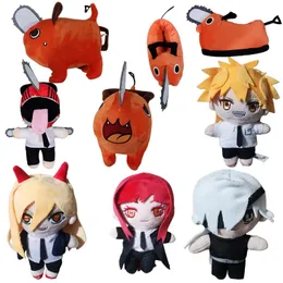 Tillverkare Partihandel 6 Designs Pochita Electric Saw Plush Toys Cartoon Film and Television Peripheral Dolls Gifts for Children