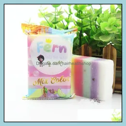 Handmade Soap Brand Arrivals Omo White Plus Mix Color Five Bleached Skin 100 Gluta Rainbow Soap1 Drop Delivery Health Beauty Bath Bod Ot0In