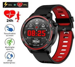 L8 Smart Watch Männer IP68 WASHEROFTE Reloj Inteligente Hombre Smartwatch mit EKG PPG Blutdruck Herzfrequenz Sportfitness Brace 8070630