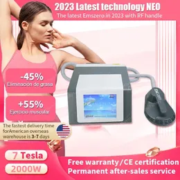 Factory Outlet Single Handle RF DLS-EMSLIM Portable Electromagnet Emszero Muscle Excitations fat body Shaping Machine