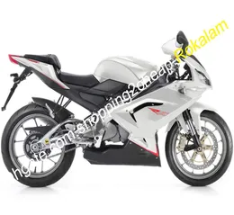 Aprialia Motorcycle Kit RS125 2006 2007 2008 2009 2010 2011 RS 125 RS125白い黒い腹筋ボディワークフェアリングセット射出Moldi8504527