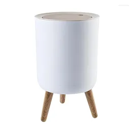 Storage Bottles Trash Can With Lid Modern Fashionable Dustbin Dormitory Waste Organization Hold Dropship