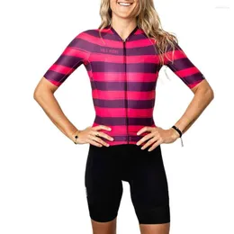سباق مجموعات Tres Pinas Women Cycling Suits Team Bike Jersey مجموعة قصيرة من الأكمام الموحدة تنفس MTB Road Wear Ropa ciclismo