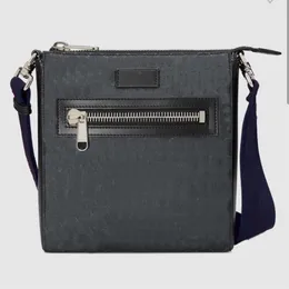 Bolsa masculina bolsas de couro genu￭no bolsas de ombro bolsas de grife imprimindo bolsa de mensagens de luxo