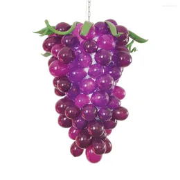 Żyrandole dekoracyjne ręcznie wysadzone szklane żyrandol lekki arabski winogronog kształt fioletowy lampka zabarwiona