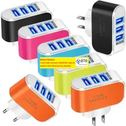 Portas USB UE UE AD CARREGADOR DE POWER DE POWER DE POWER DE POLENTE DE AC para Samsung HTC iPhone Andriod Phone