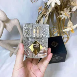 الملائكة تشترك في Kilan Perfume Cologne رذاذ الورود على الجليد 50 مل eau de parfum 1.7 fl.oz Designer Brand Prand Pronges Frangrance أطول من العطور الدائمة يحب بيع الهدايا