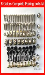 Fairing bolts full screw kit For HONDA CBR125R 02 03 04 05 06 CBR 125R CBR125 2002 2003 2004 05 2006 Body Nuts screws nut bolt kit1070328