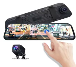 10quot Big Touch Screen CAR DVR Mirror Stream Media Dashcam achteruitkijk videorecorder voor 170 ﾰ Achter 140 ﾰ Wijdhoek Night Vision8778110