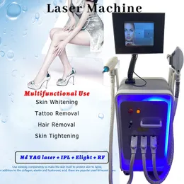 Laser Beauty Machine nd Yag Lazer Birth Mark Remmental Opt Remover włosów nieinwazyjne obróbka pionowa wyposażenie wielofunkcyjne