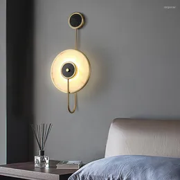 Lampada da parete Nordic Led Stone Bagno Luce Luminaria Luminaire De Parede Lampada Camera Dinging Room