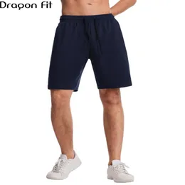 Dragon Fit Running Shorts Men Shorts con tasche telefoniche da allenamento da uomo basket atletico2979