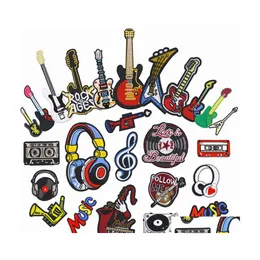 Sewing Notions Tools Iron Ones For Jeans Jackets Backpacks Hip Hop Music Series Embroidery Player Headphone Symbol Garment Appliqu Dhads