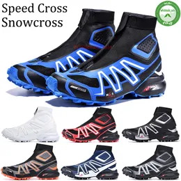 2023 Boot Triple Black Speed ​​Cross Boots CS Outdoor Mens Running Shoes SpeedCross Runner IV Trainers Men Sport Sneakers Snowcross Chaussures Zapatos Jogging