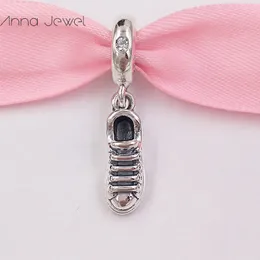 925 Sterling Silver Jewelry Making Kit Pandora Shoe Dangle Charms DIY Bracelet for Women Mens Chain Bead Birthday Gifts Necklaces Bangle 798802C01 Annajewel