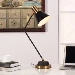 Table Lamps Modern Simple Desk Lamp Northern European Style Study Living Room American Creative El Bedroom Bedside