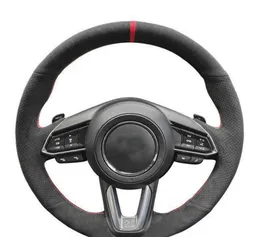 Customized Car Steering Wheel Cover Suede Braid Car Accessories For Mazda 3 Axela 2017-2018 Mazda 6 Atenza CX-3 CX-5 CX-9