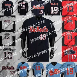 Koszulki baseballowe 2022 Ole Miss Baseball Jersey Cade Sammons Garrett Wood Derek Diamond Drew McDaniel Gunnar Hoglund Jackson Kimbrell Taylor Broadway Johnson