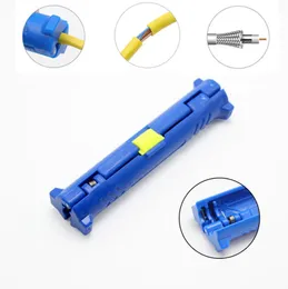 Multifunktion Electric Wire Stripper Knife Rotary Coaxial Wires Cable Pen Cutter Stripping Machine T￥ng Verktyg f￶r kabeldragare 3 f￤rger