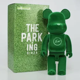 Yeni% 400 Bearbrick Action oyuncak figürleri Bearbricks figürücül yapı taşı, park ginza 28cm anime figürü kutuda