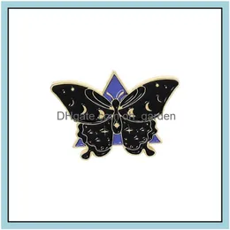 Pins broszki dostosowane BK Enamel Pins Starry Sky Moon Creativity Biżuter