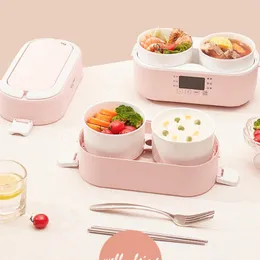 Geschirr-Sets, elektrische Lunchbox, Hochleistungs-Heizung, intelligenter Wärmer, große Kapazitätsbox, abnehmbarer Edelstahlbehälter