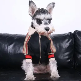 Fashion Zipper Design Pets Jacket Outdoor Street Style Dog Apparel Winter Trendy Teddy Bichon Puppy Clothes206N