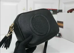 Kadın tasarımcı cüzdan püskül omuz çantası çanta çapraz gövde soho çanta disko lychee deri saçaklı haberci çantalar cüzdan 22cm