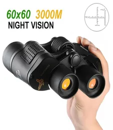 60x60 3000M OurDoor Waterproof Telescope High Power Definition Binoculos Night Vision Hunting Binoculars Outdoor Monocular Field C4057383