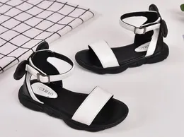Sandalias para ni￱os Zapatos de dise￱ador para ni￱as Baby Black White Beach Zapatos para ni￱os zapatos Ni￱os Sandalias Tama￱o 26362546003