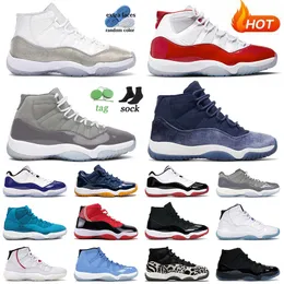 11S OG Basketball Those Jumpman 11 Mens Women Trainers Trainers Metallic Silver Cool Grey Midnight Navy Pag Pantone Bred Concord Cap и платье на открытом воздухе Размер 36-47