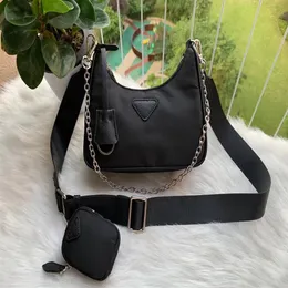 2022 Nylon Frau Luxurys Männer Designer Taschen Dame Damen Herren Umhängetasche Hobo Schulter Geldbörsen Handtaschen Brieftasche Backpak306s