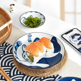 Tallrikar nordisk estetisk platta set sk￥l japansk keramisk dessert sallad middag k￶k bordsrestaurang pratos jantar serverande bricka