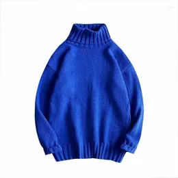Мужские свитера 2022 г. Свободный оригинал Cebu High-neckswater Men's Knitwear Студенты Корейская версия Trend Hair Line Clothing