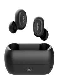 QCY T1C Bluetooth V50 auricolari con cassa di ricarica da 380 mAh Sude HD Anaudo HD Bass Stereo Stereo Mini Earphones Wireless4732180