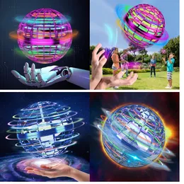 Elektryczny/zdalnie sterowany samolot magiczny balon kulka z motylem Cap Puzzle latająca kula Galactic Fidget Spinner 2022 ulepszony kosmiczny globus Hover dla Amhmj