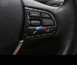 Włókno z naklejki na naklejkę kierowniczą przyciski ramy wykończeniowe dla BMW 34 Seria 3GT F30 F31 F34 201318 Stylowe akcesoria 3303398