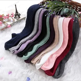 Baby Leggings Strumpfhosen Kleinkind Strumpfhosen Frühling Gestrickte Twist Strümpfe Kinder Baumwolle Gerade Streifen Lange Socken Mädchen Mode Herbst Weihnachten Hosen BC220