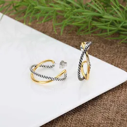 Classic Simple Hoop Earrings Women Gold Geometric Pattern Suitable Every Occasion Metal Versatile Jewelry