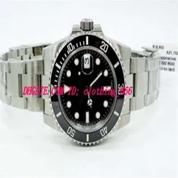 Luxury Wristwatch 116610 Ceramic Bezel Stainless Steel Bracelet Glidelock Clasp Automatic Mens Watch Men's Watch Top Quality333h