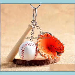 Keychains Bedanyards New Baseball Keychain Bag Pingente Fan Supplies Gift Sports Saltevenirs Ring Ring Epacket Ship Drop Drop Fashio Otyx8
