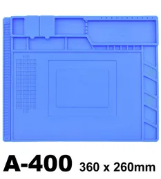 A400 ESD熱断熱材作業マットはんだ付けステーション鉄電話のコンピューター修理パッド磁気天然阻害BGA絶縁体Platf2792767