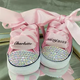 First Walkers Dollbling Baby Name Print Exclusive Design Infant Crib Shoes Born Twins Birthday Show Pography Outfit Mocassin