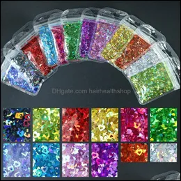 Nail Glitter 5G Per Bag Sequins Traflaky Stars/Moon/Love Heart Decoration Manicure Sequin Designs Girls Accessories Fdnail Drop Deli Dhobz