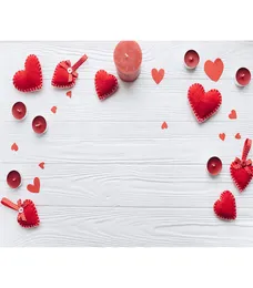 150x100cm Vinyl Custom Valentine Day POGRAPHY BACKDROPS Material Prop Love Heart Rose tr￤golv PO Studio Bakgrund 21412621916